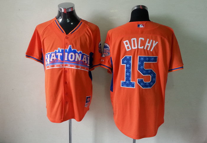 Bochy National League All-Star orange jersey