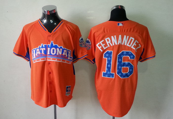 Fernandez National League All-Star orange jersey
