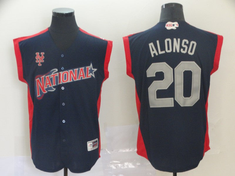 Pete Alonso National League All-Star navy All-Star jersey