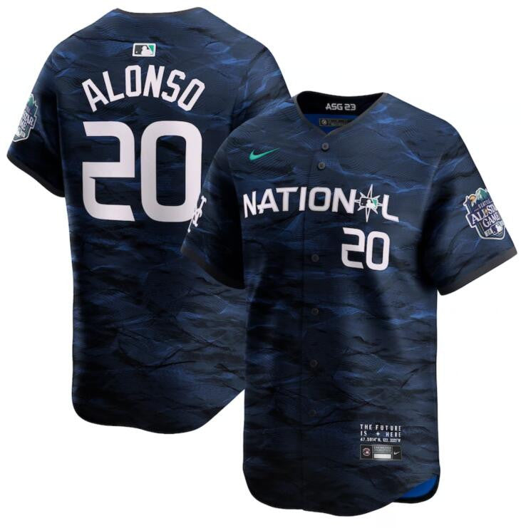 Pete Alonso National League All-Star royal All-Star jersey