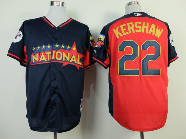 Kershaw National League All-Star blue jersey