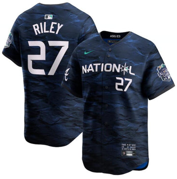 Austin Riley National League All-Star royal All-Star jersey