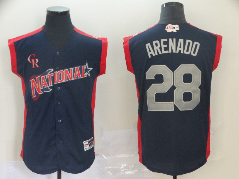 Nolan Arenado National League All-Star navy Game jersey