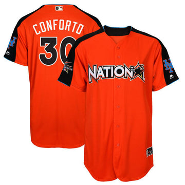 Michael Conforto National League All-Star orange All-Star jersey