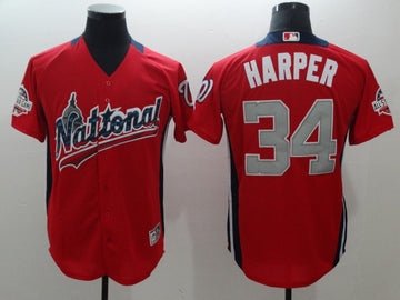 Bryce Harper National League All-Star red All-Star jersey