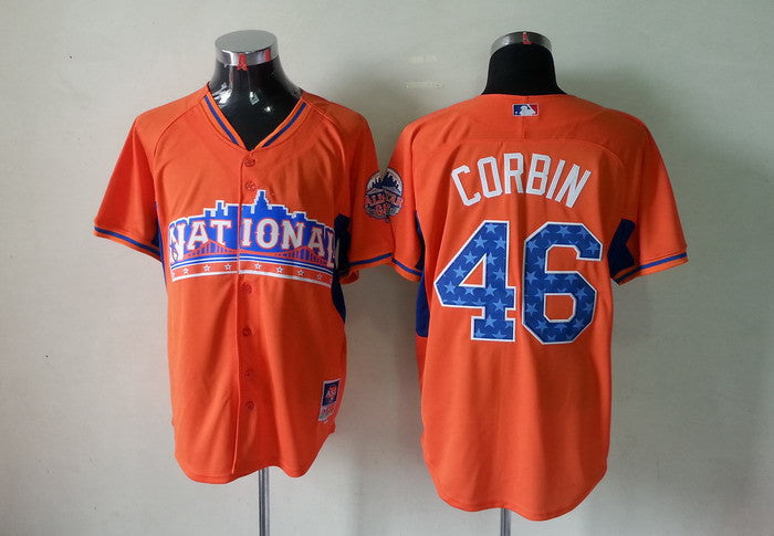 Corbin National League All-Star orange jersey