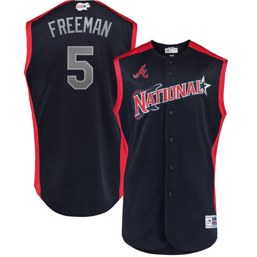 Freddie Freeman National League All-Star navy All-Star jersey