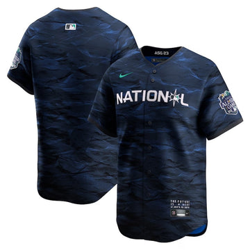 Custom National League All-Star royal All-Star jersey