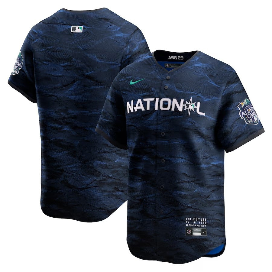 Custom National League All-Star royal All-Star jersey