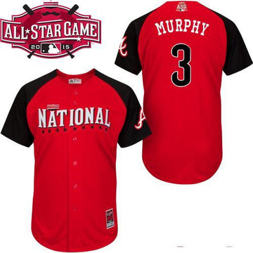 Braves National League All-Star red jersey