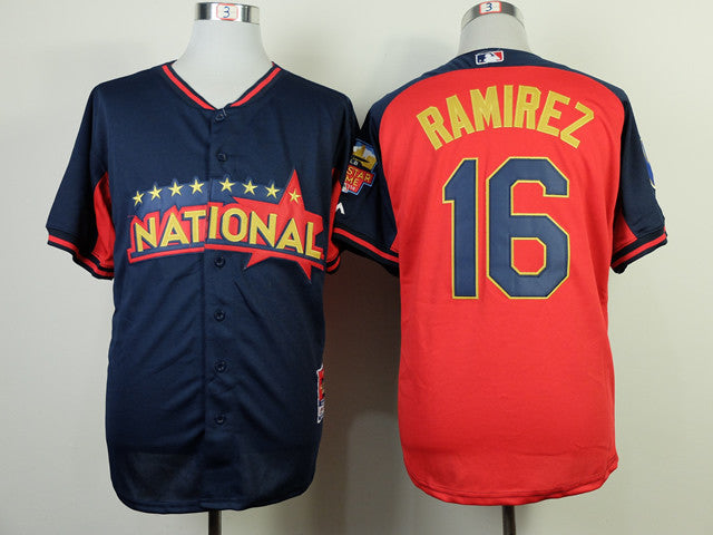Brewers National League All-Star blue jersey