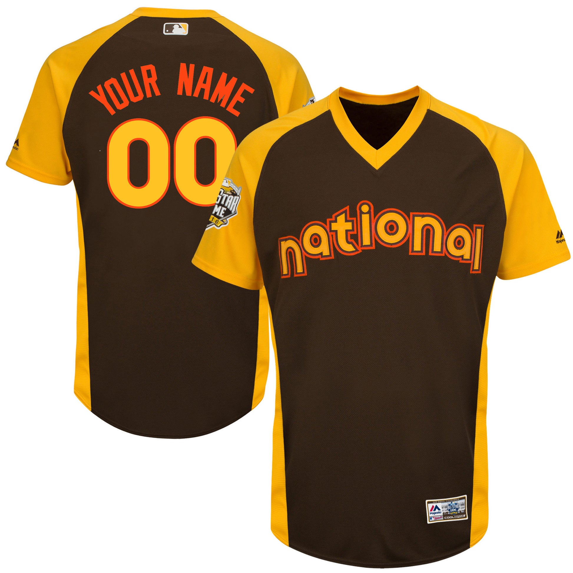 National League All-Star brown All-Star jersey