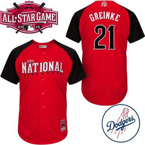 Dodgers National League All-Star red jersey