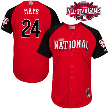 Giants National League All-Star red jersey