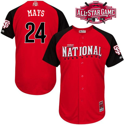 Giants National League All-Star red jersey