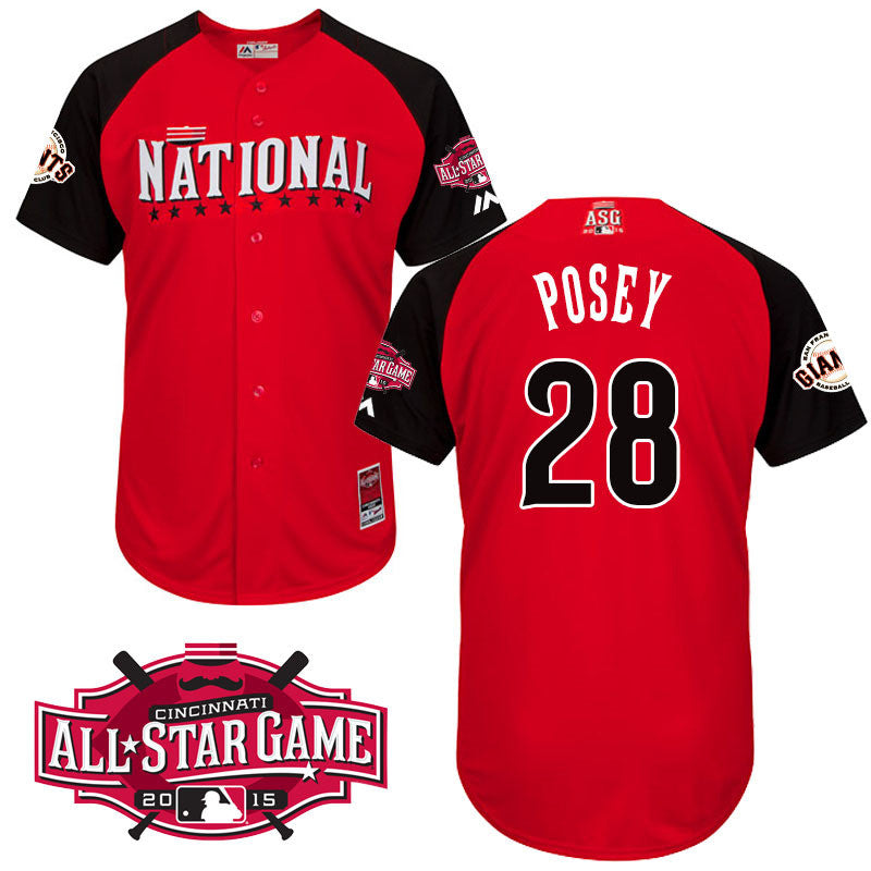 Giants National League All-Star red jersey