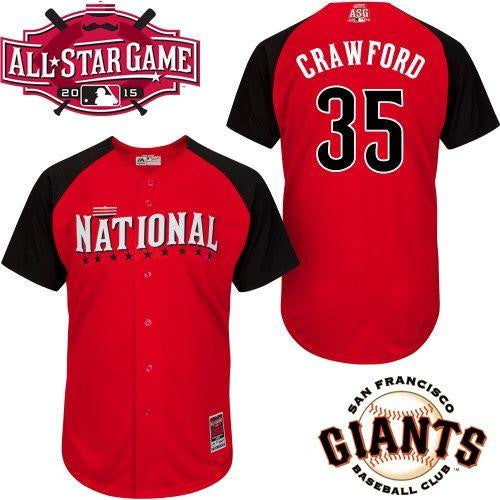Giants National League All-Star red jersey