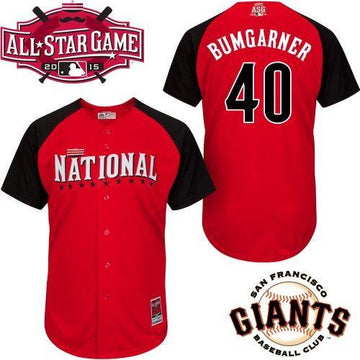 Giants National League All-Star red jersey