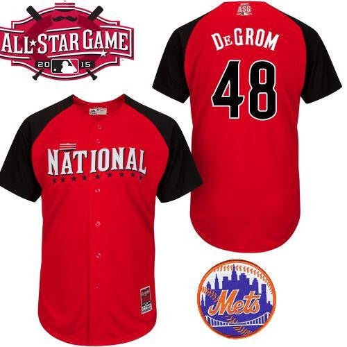 Mets National League All-Star red jersey