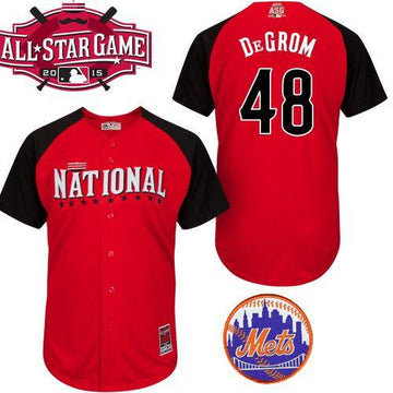 Mets National League All-Star red jersey