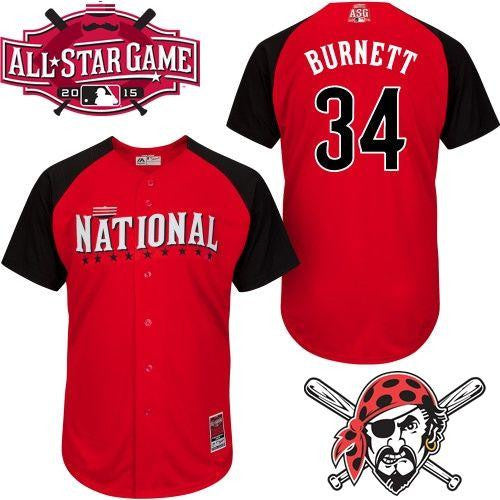 Pirates National League All-Star red jersey