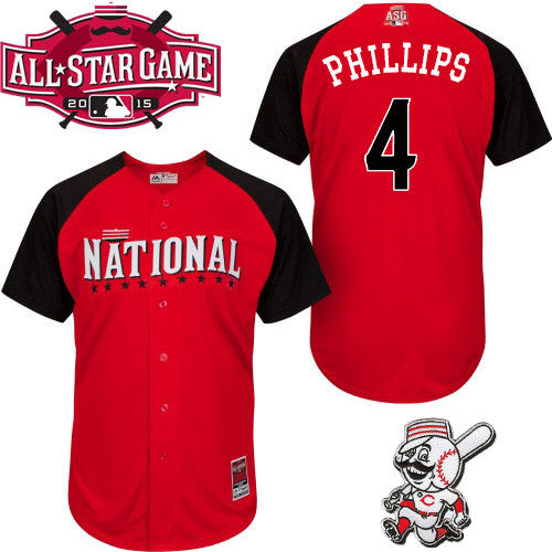 Reds National League All-Star red jersey