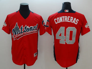 Willson Contreras National League All-Star red All-Star jersey