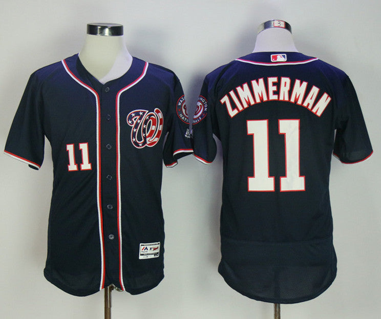 Ryan Zimmerman Washington Nationals navy jersey