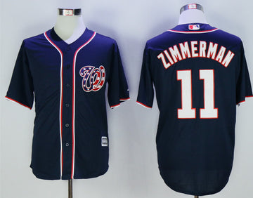 Ryan Zimmerman Washington Nationals navy jersey