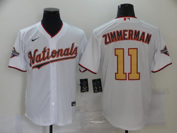 Ryan Zimmerman Washington Nationals white jersey
