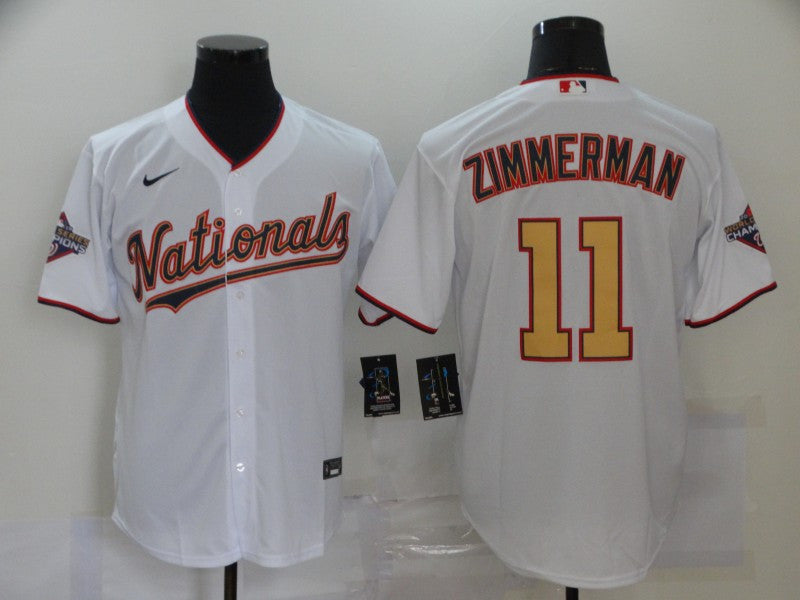 Ryan Zimmerman Washington Nationals white jersey