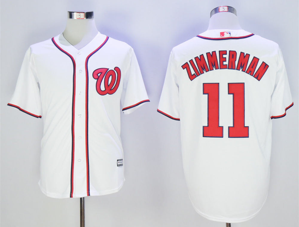 Ryan Zimmerman Washington Nationals white jersey