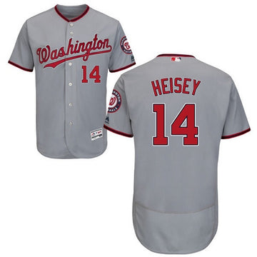 Chris Heisey Washington Nationals gray jersey