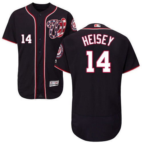 Chris Heisey Washington Nationals navy jersey