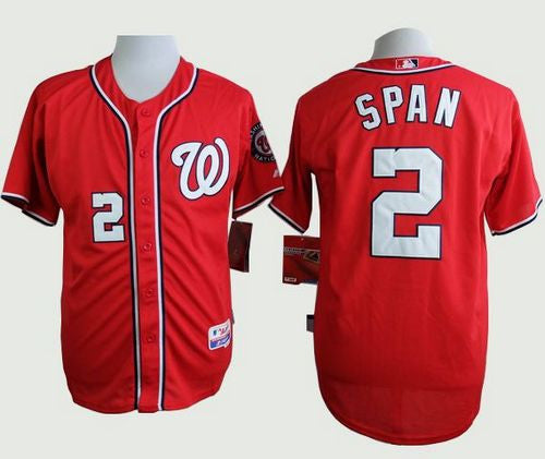 Denard Span Washington Nationals red jersey