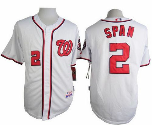 Denard Span Washington Nationals white jersey