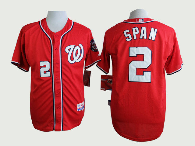 Span Washington Nationals red jersey