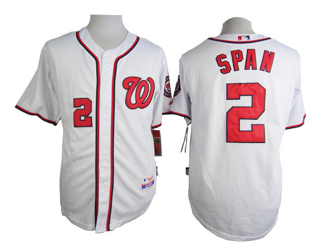 Span Washington Nationals white jersey