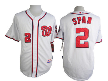 Span Washington Nationals white jersey