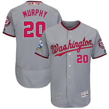 Daniel Murphy Washington Nationals grey All-Star jersey