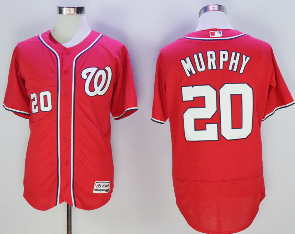 Daniel Murphy Washington Nationals red jersey