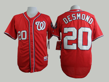 Desmond Washington Nationals red jersey
