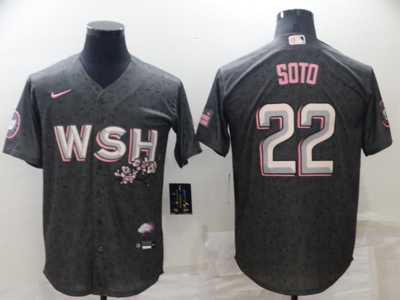 Juan Soto Washington Nationals gray City Connect jersey