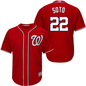Juan Soto Washington Nationals red jersey
