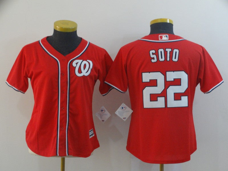 Juan Soto Washington Nationals red jersey