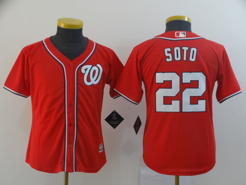 Juan Soto Washington Nationals red jersey