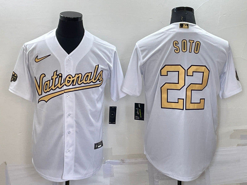 Juan Soto Washington Nationals white All-Star jersey