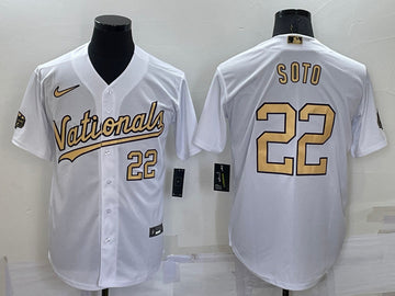 Juan Soto Washington Nationals white All-Star jersey