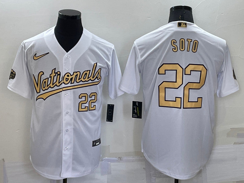 Juan Soto Washington Nationals white All-Star jersey