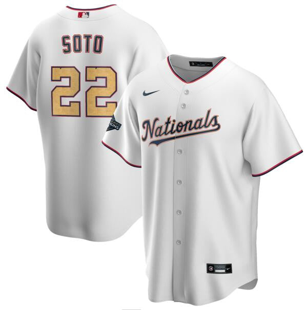 Juan Soto Washington Nationals white jersey